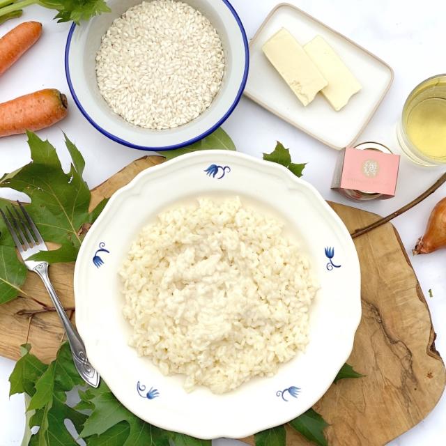 Risotto alla crema di tartufo e formaggi