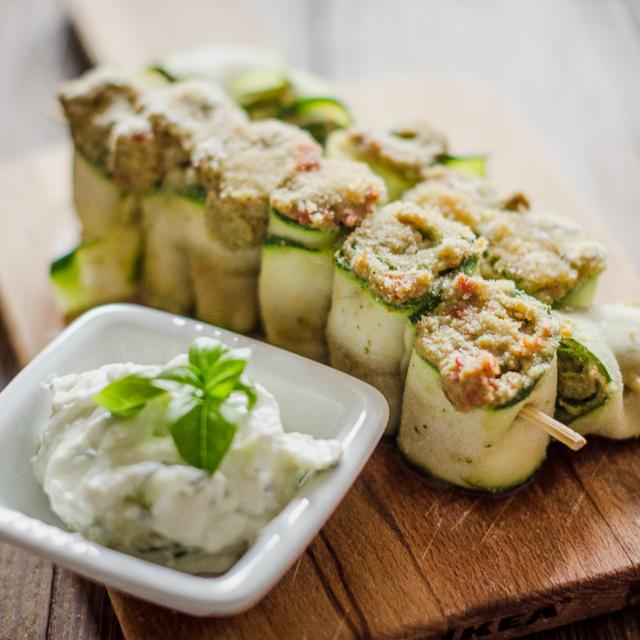 Roselline di zucchine e tonno
