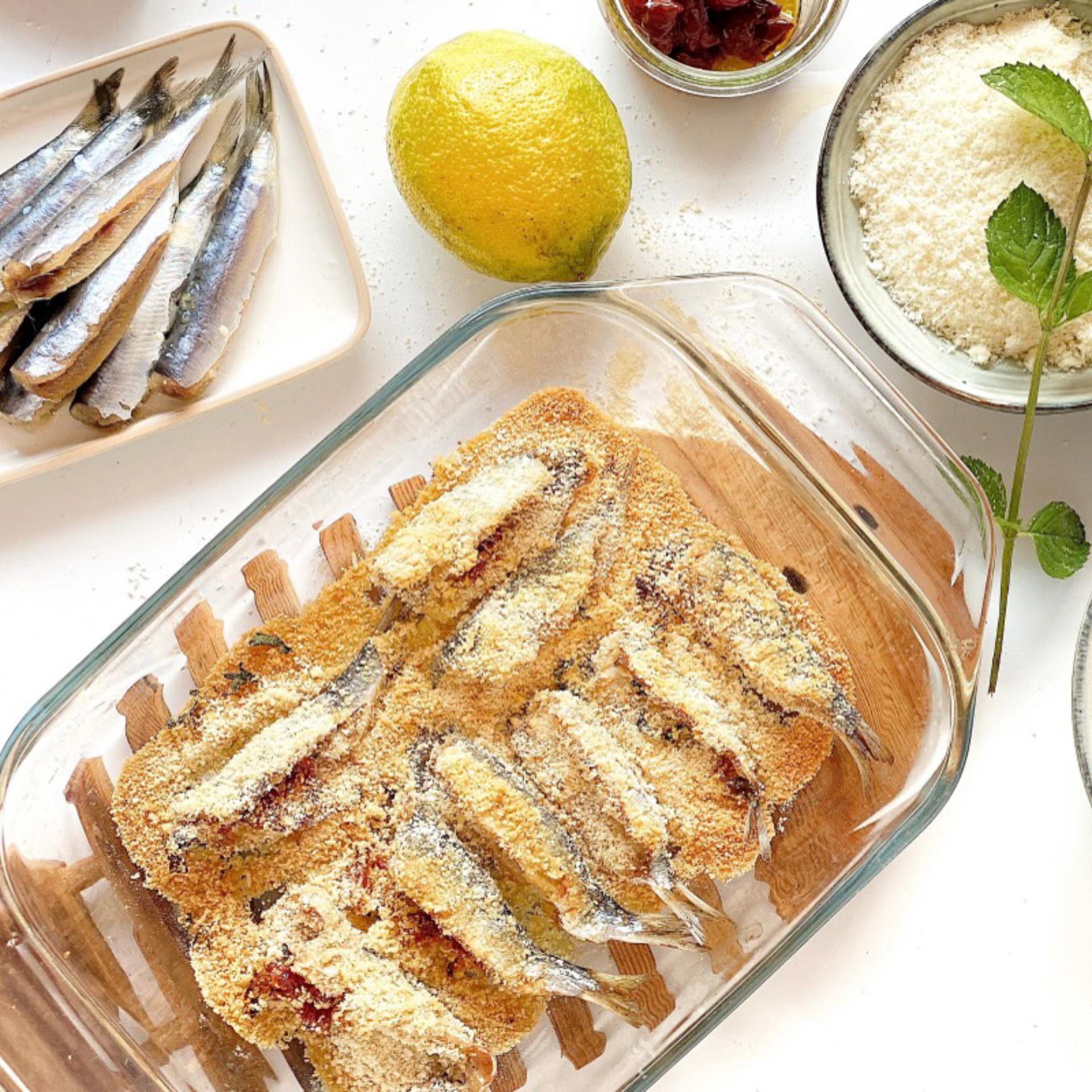 Sardine imbottite al forno