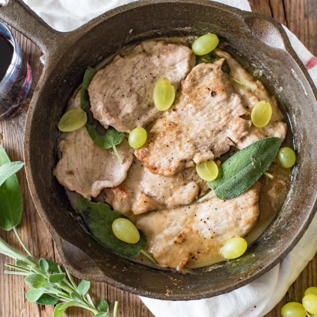 Scaloppine al vino bianco