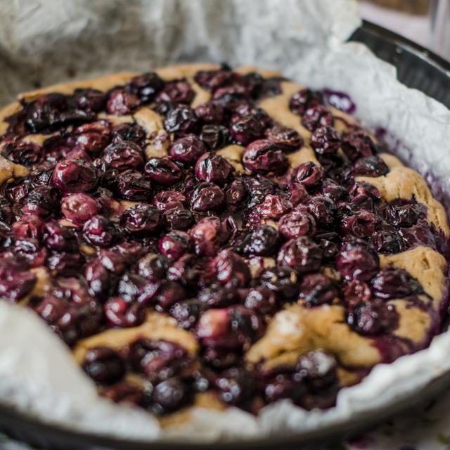 Schiacciata all'uva fragola