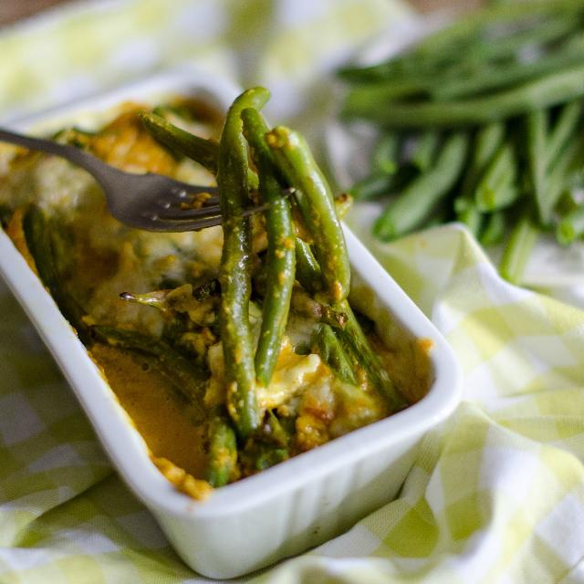 Sformato di fagiolini al curry