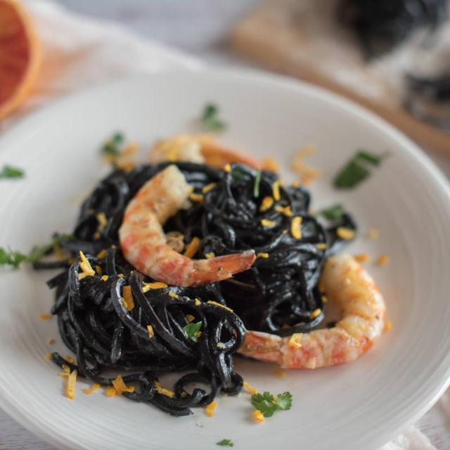Tagliolini al nero di seppia