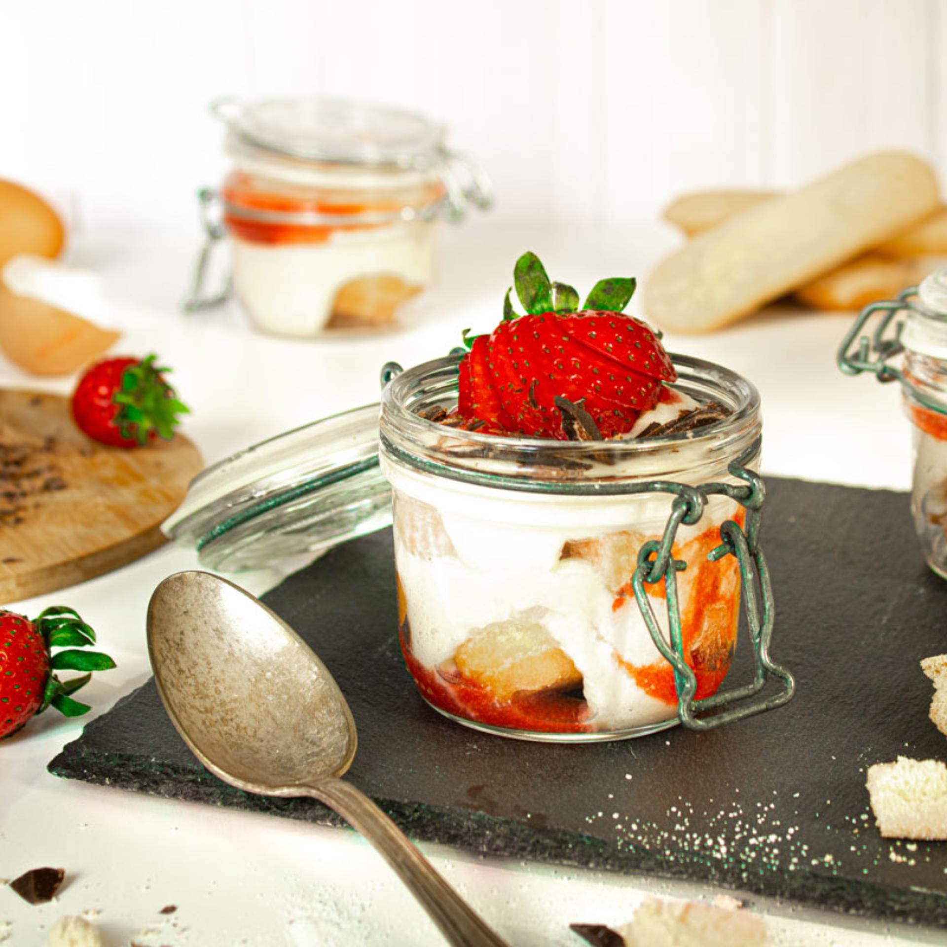 Tiramisù alle fragole