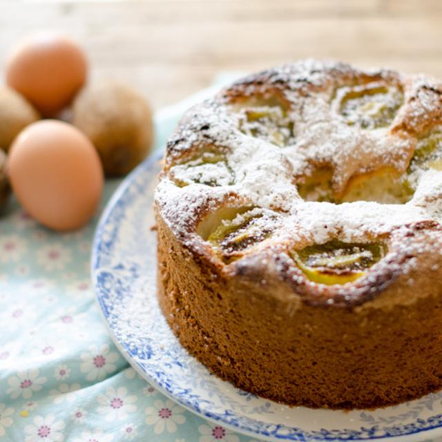 Torta di albumi ai kiwi
