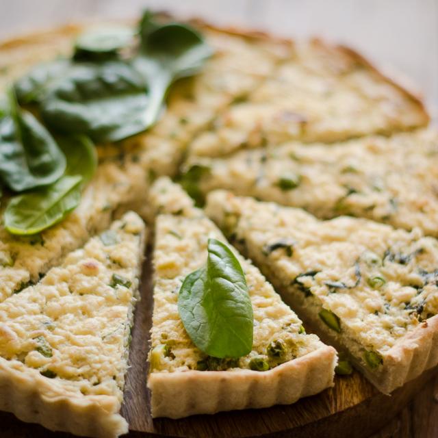 Torta salata di verdure quinoa