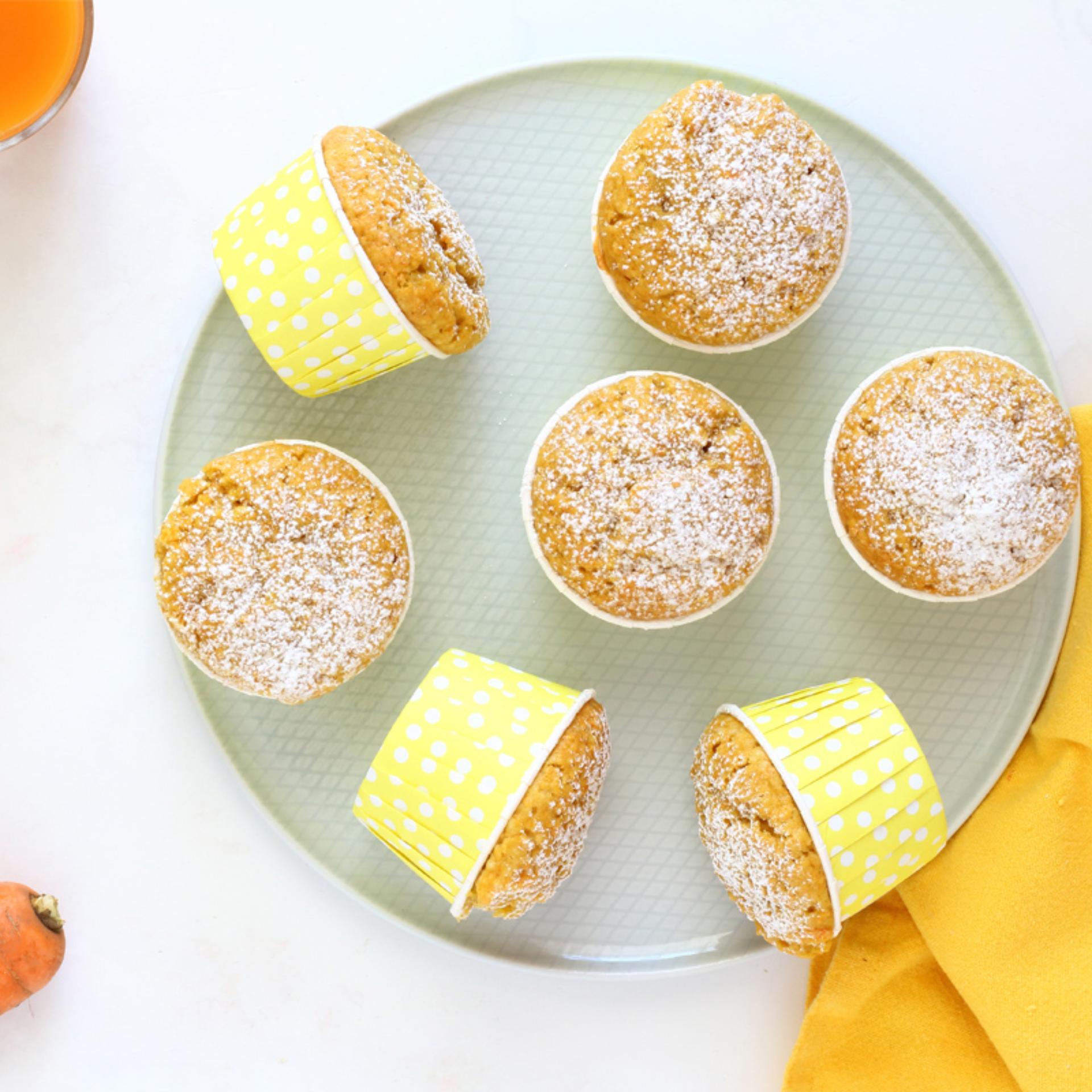 Tortini alle carote e mandorle