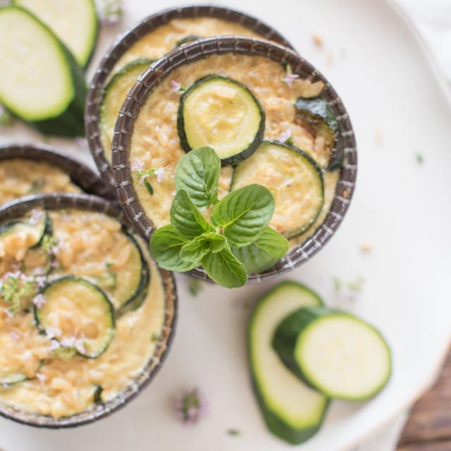 Tortini di riso e zucchine
